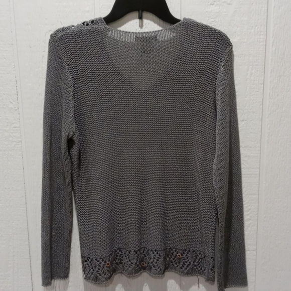 BCBG MaxAzaria sweater XL grey detailed - Picture 9 of 11